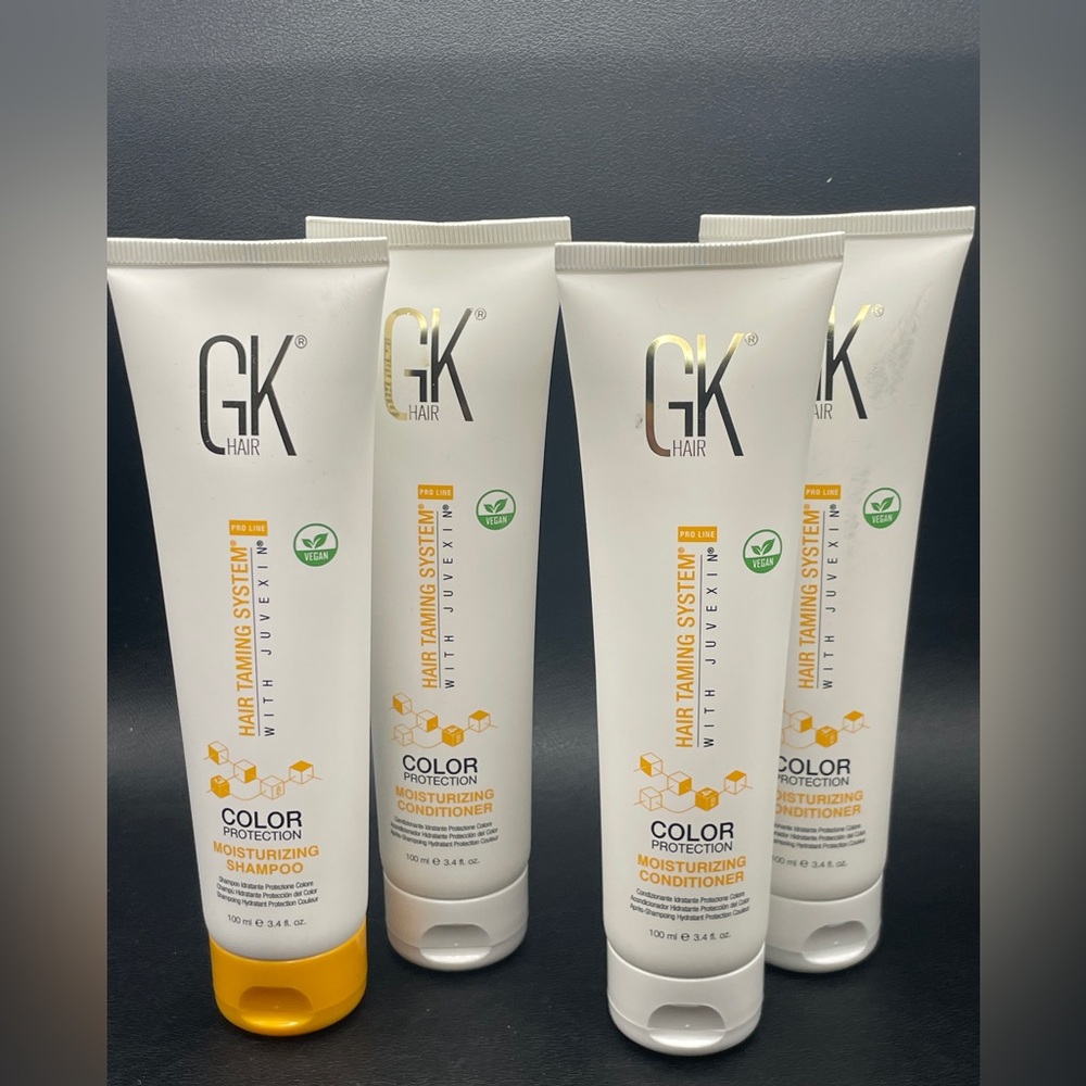 GK Hair Shampoo and Conditioner | Color Protection Hair Taming System